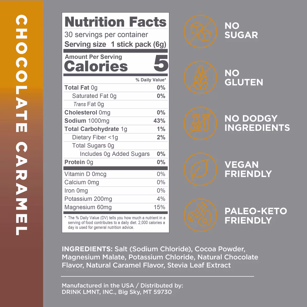 Chocolate Caramel Nutrition